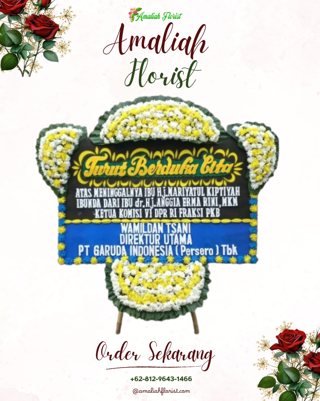 Papan Bunga Duka Jelutung